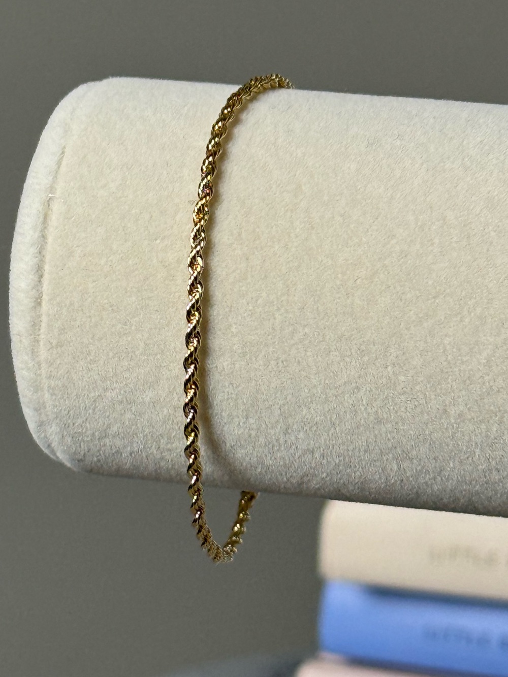 Goldoro 18k Yellow Gold Layered/GF 6” Rope Bracelet. Brand New! #642